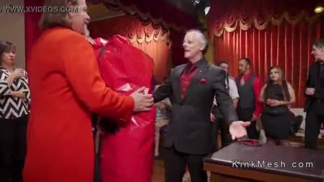 Hot lezdom and big cock orgy party fucking