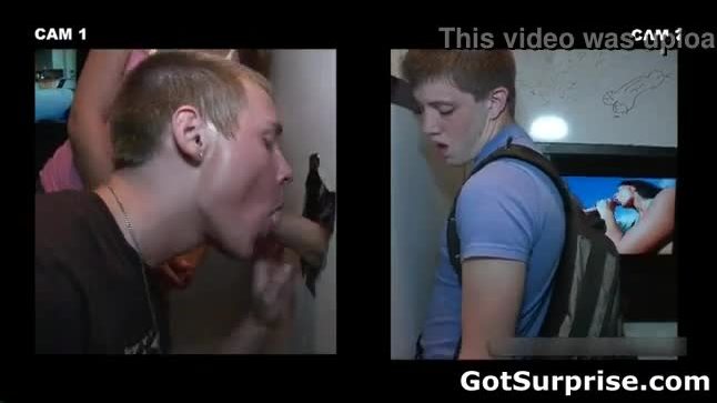 Straight hunk gets gay dick suck gay boys