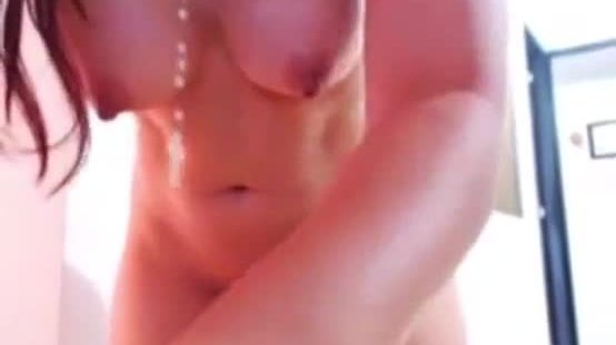 Sexy Columbian camgirl in dildo double penetration action