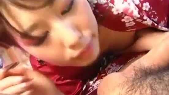 Kaori Natsuno licks balls and is screwed