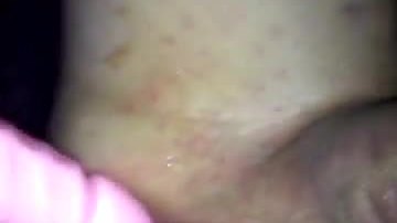 Ass stretched by wife and getting blowjob